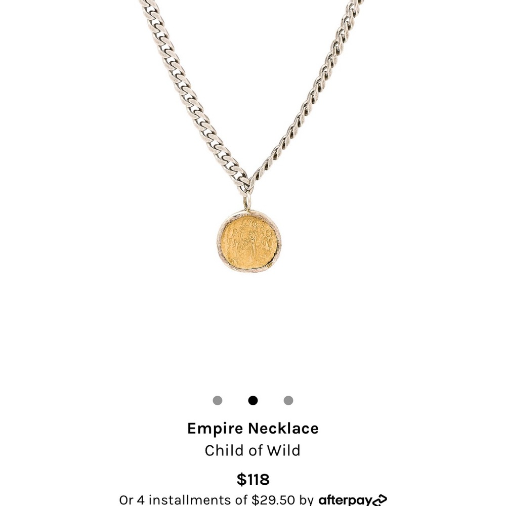 Child of wild coin necklace